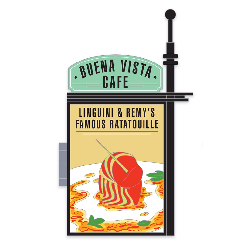 Linguini and Remy Pin &ndash; Ratatouille &ndash; Buena Vista Cafe &ndash; Disney Employee Center &ndash; Cast Member Exclusive &ndash; Limited Edition