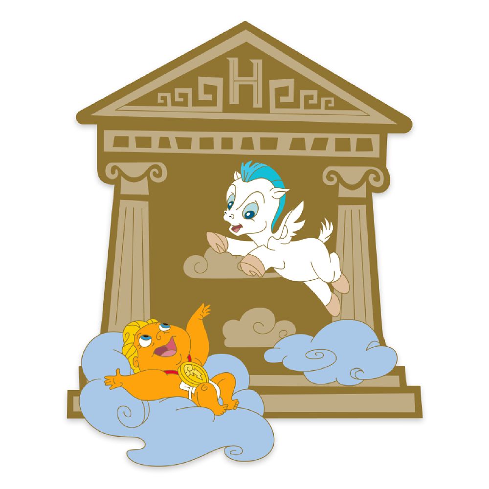 Baby Hercules and Baby Pegasus Pin &ndash; Disney Employee Center &ndash; Cast Member Exclusive &ndash; Limited Edition