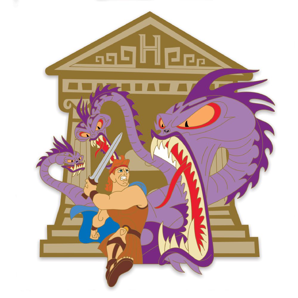 Hercules and Hydra Pin &ndash; Disney Employee Center &ndash; Cast Member Exclusive &ndash; Limited Edition