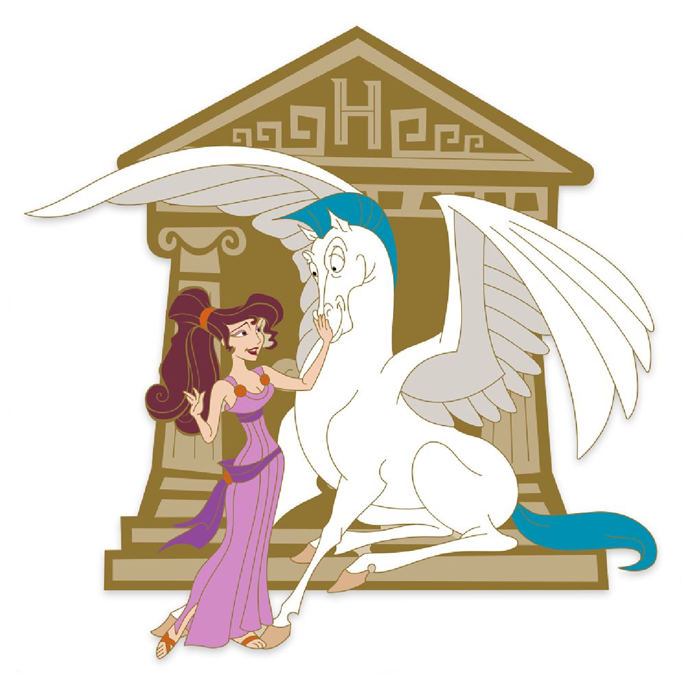 Megara and Pegasus Pin &ndash; Hercules &ndash; Disney Employee Center &ndash; Cast Member Exclusive &ndash; Limited Edition