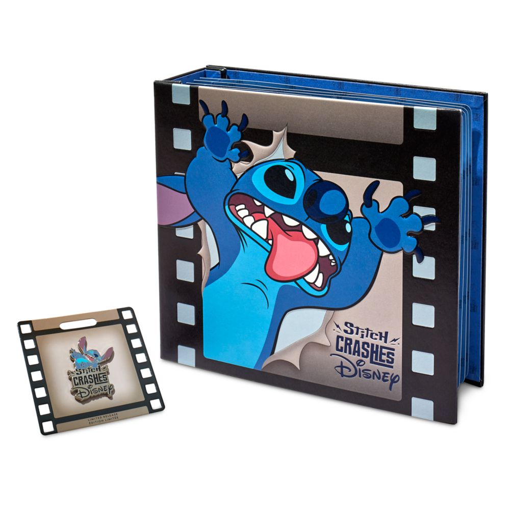 Stitch Crashes Disney Pin Holder with Pin &ndash; Limited Release