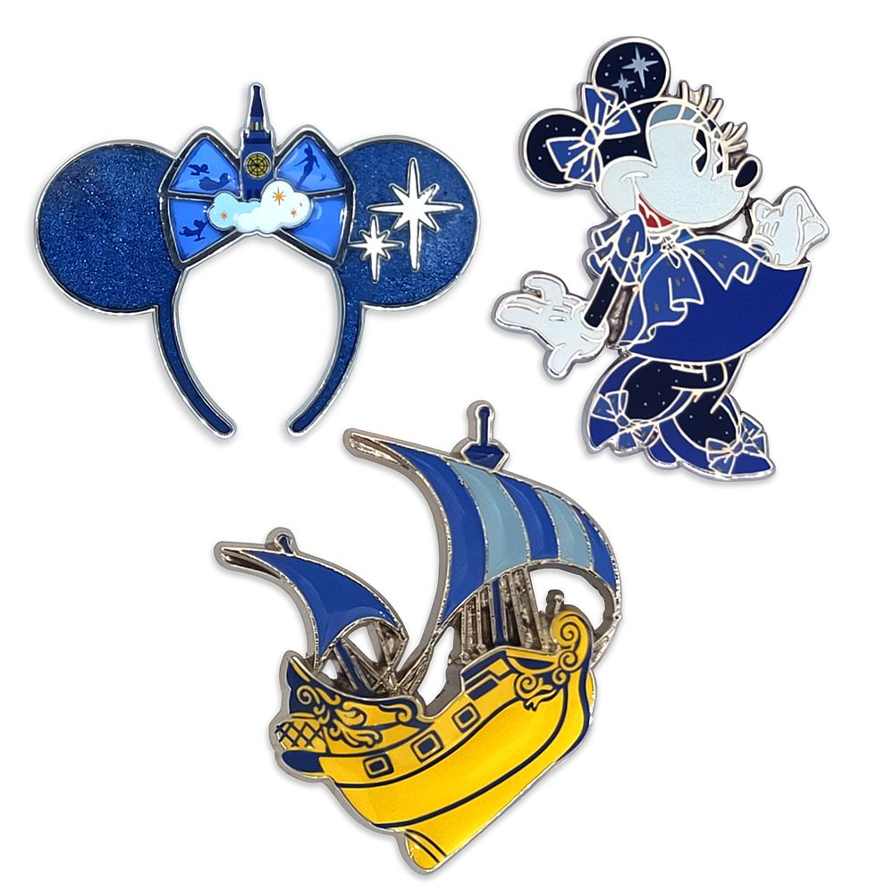 Minnie Mouse: The Main Attraction Pin Set – Peter Pan's Flight – Limited  Release | Disney Store