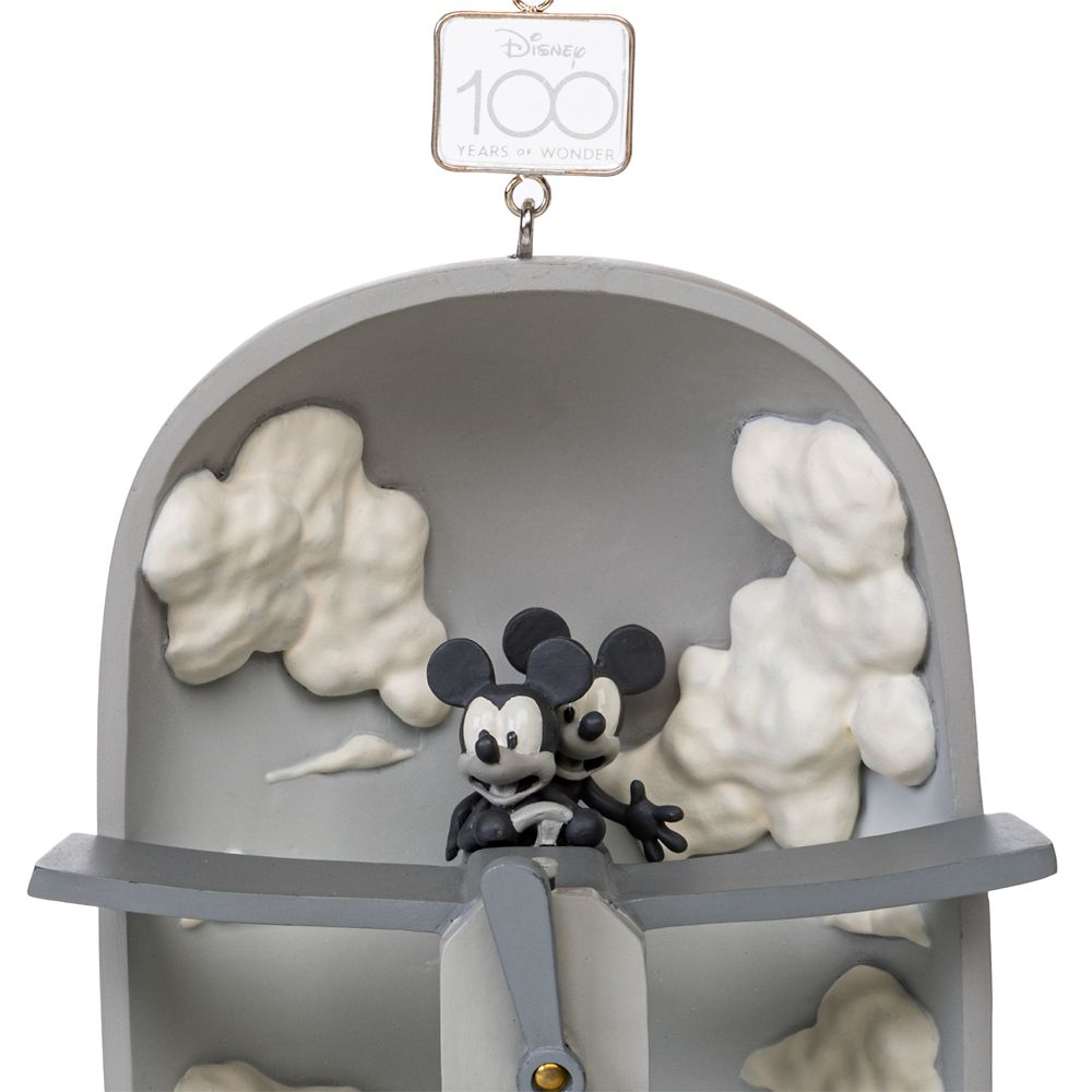 Mickey and Minnie Mouse Sketchbook Ornament &ndash; Plane Crazy &ndash; Disney100