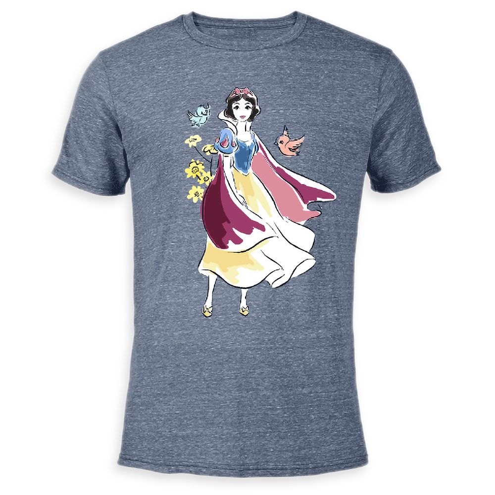 Snow White Heathered T-Shirt for Adults &ndash; Customized