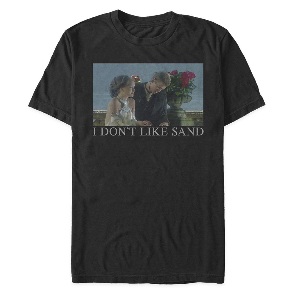 Padm&eacute; and Anakin ''I Don't Like Sand'' T-Shirt for Adults &ndash; Star Wars