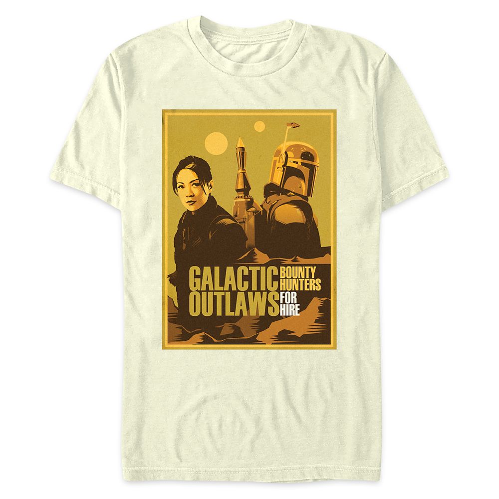 Fennec Shand and Boba Fett ''For Hire'' T-Shirt for Adults &ndash; Star Wars: The Book of Boba Fett
