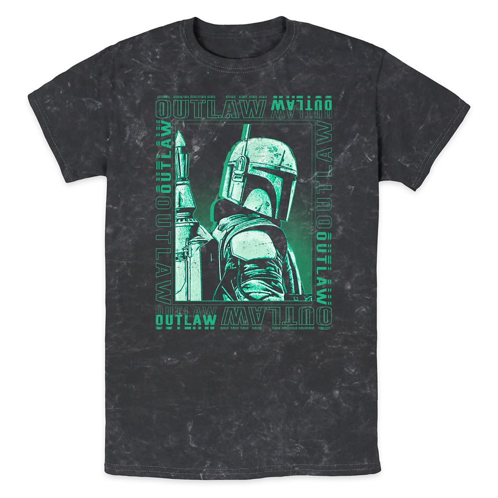 Boba Fett Outlaw T-Shirt for Adults &ndash; Star Wars: The Book of Boba Fett