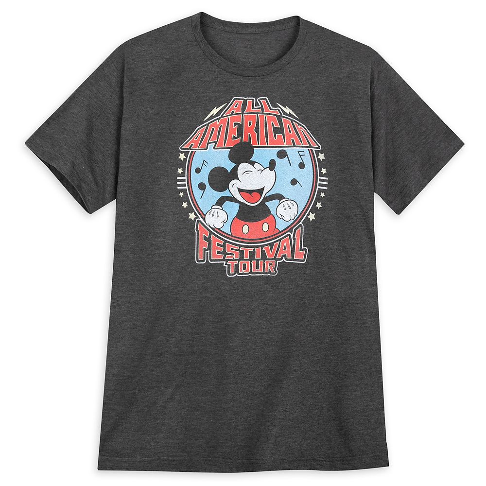 Mickey Mouse All American Festival Tour T-Shirt for Adults Official shopDisney