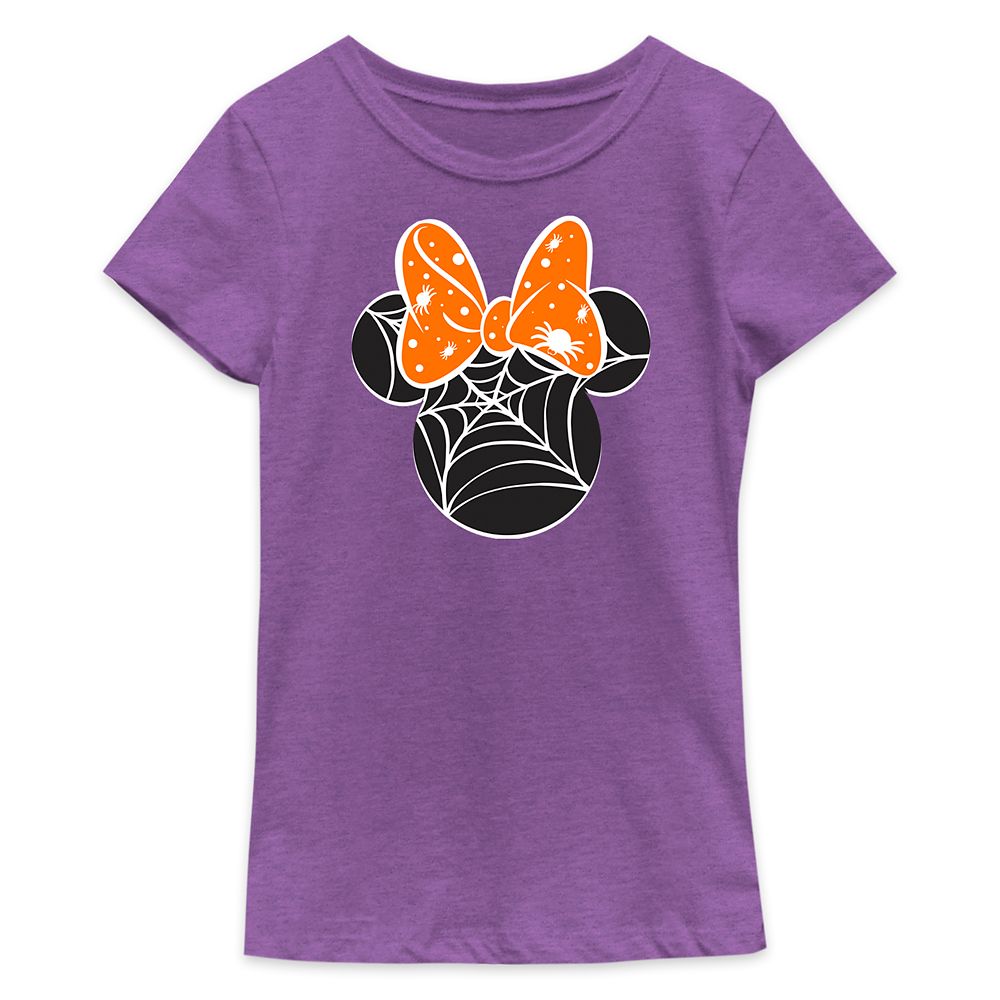 Minnie Mouse Icon Spider-Web T-Shirt for Girls