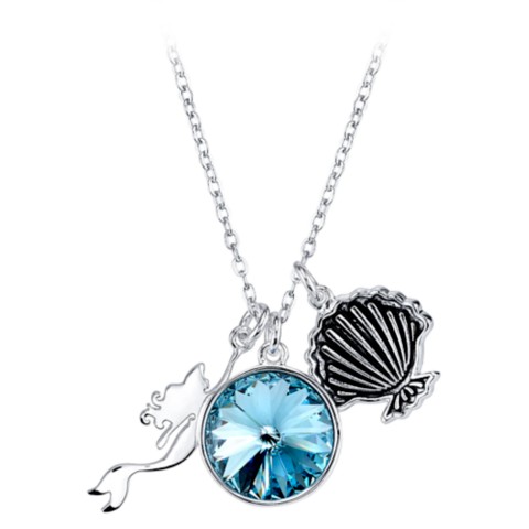 Disney Ariel Aqua Charm Necklace
