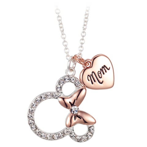 Disney Minnie Mouse ''Mom'' Necklace