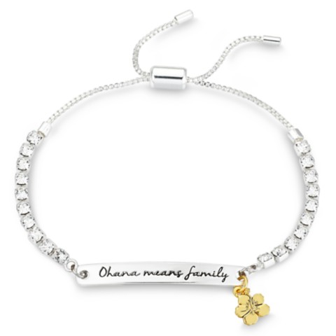 Disney Lilo & Stitch Crystal Bolo Tennis Bracelet
