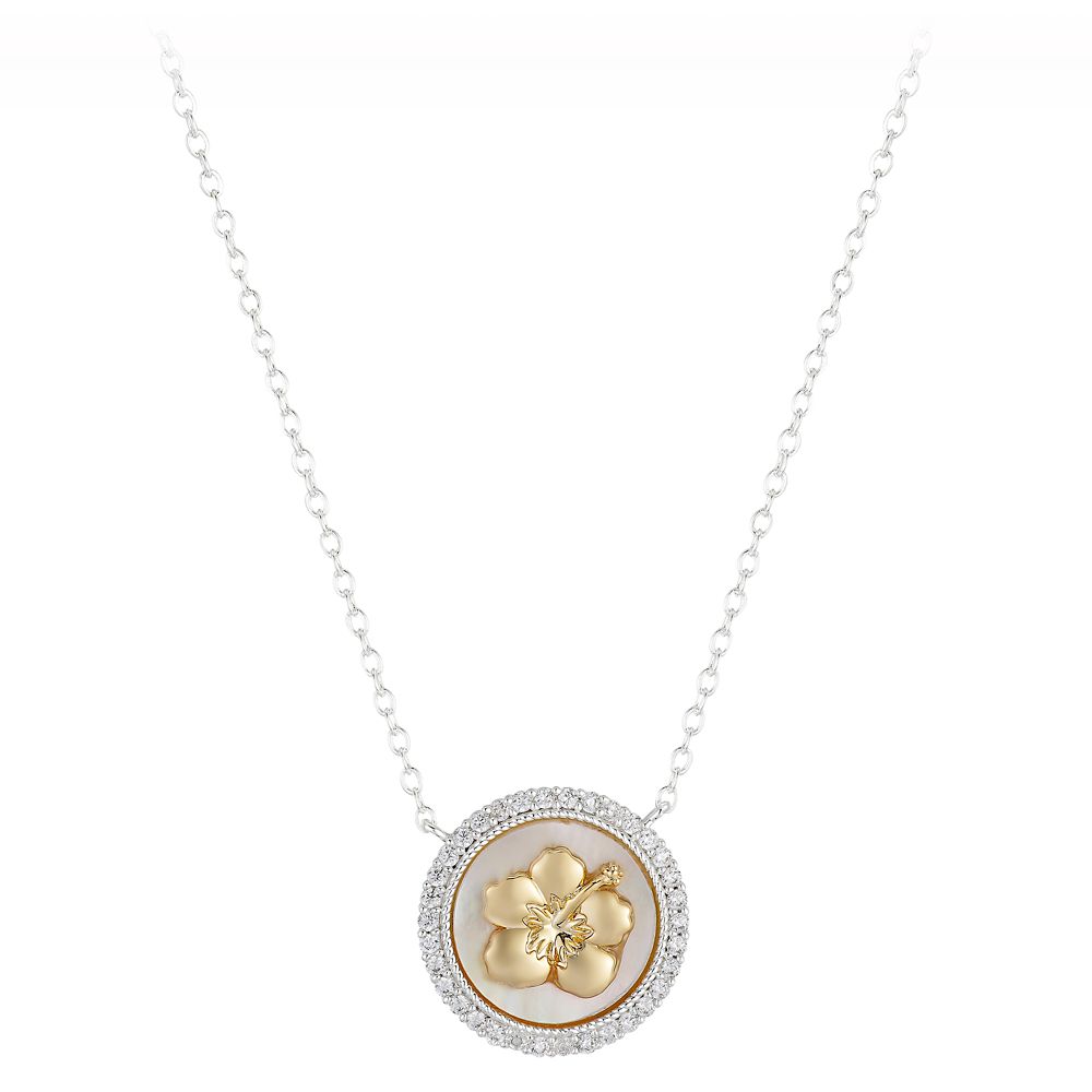 Lilo & Stitch Mother of Pearl Necklace Official shopDisney