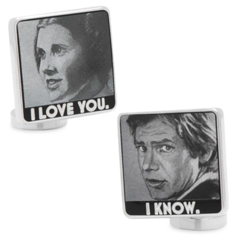 Аксессуары Disney Princess Leia and Han Solo Cufflinks