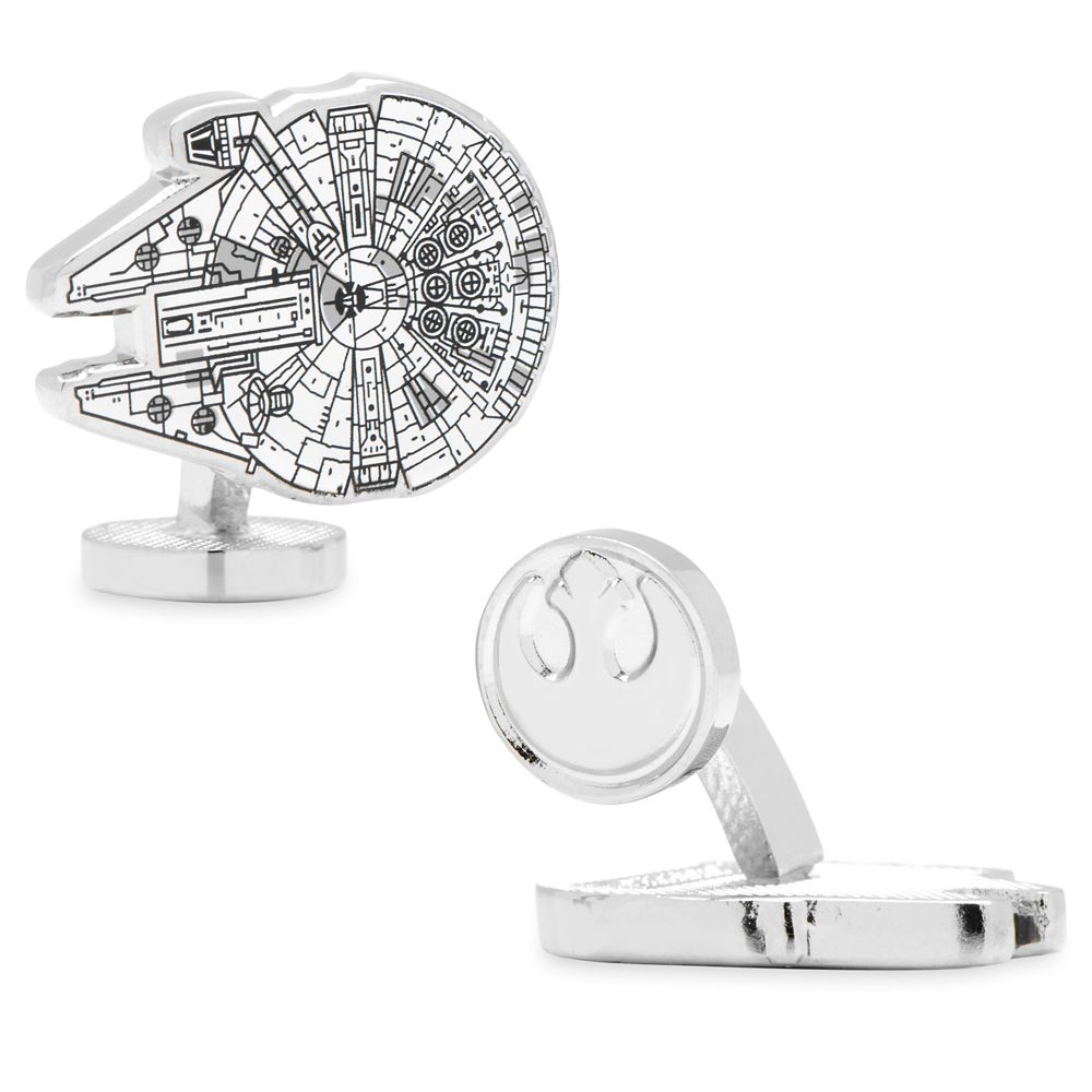 Millennium Falcon Blueprint Cufflinks Star Wars Official shopDisney