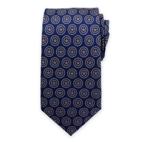 Аксессуары Disney Captain America Shield Silk Tie for Adults