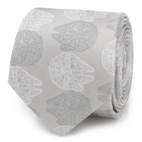 Аксессуары Disney Millennium Falcon Gray Silk Tie for Adults – Star Wars