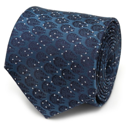 Аксессуары Disney Millennium Falcon Dot Blue Silk Tie for Adults – Star Wars