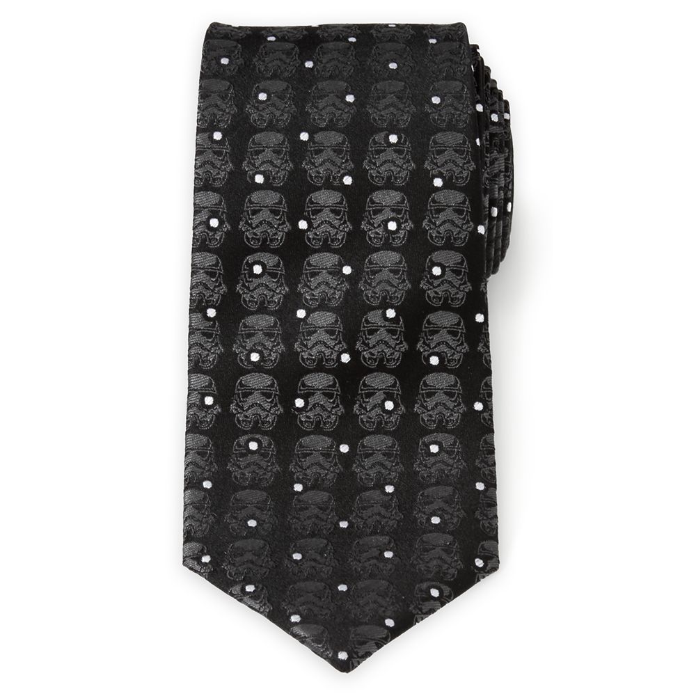 Stormtrooper Black Dot Silk Tie for Adults &ndash; Star Wars