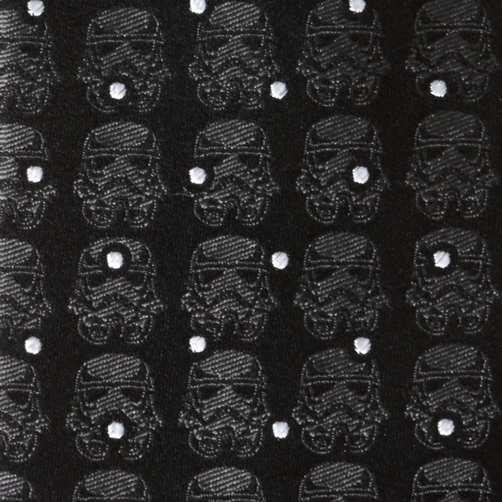 Stormtrooper Black Dot Silk Tie for Adults &ndash; Star Wars