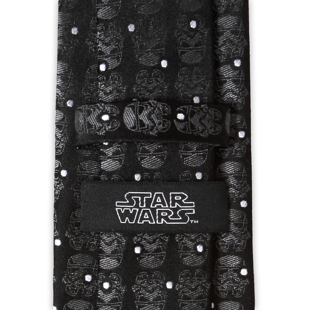 Stormtrooper Black Dot Silk Tie for Adults &ndash; Star Wars