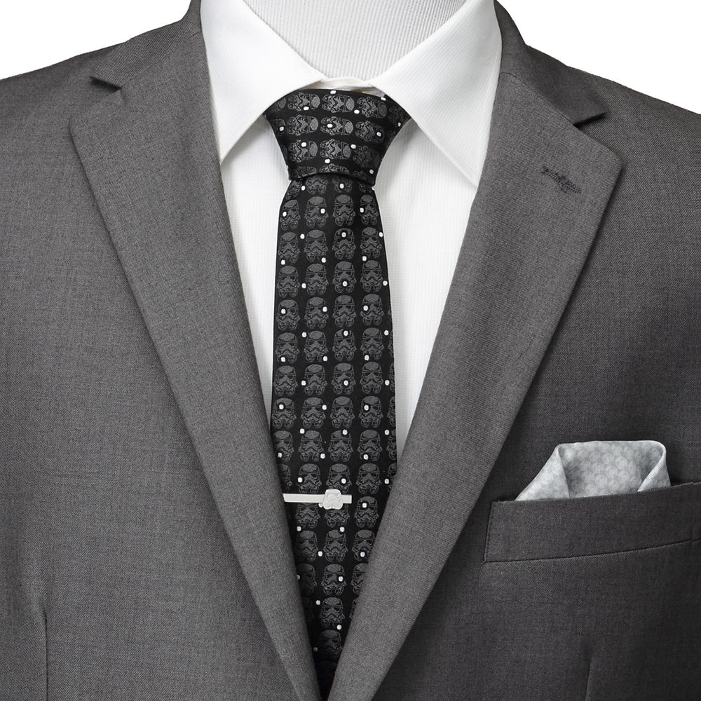Stormtrooper Black Dot Silk Tie for Adults &ndash; Star Wars