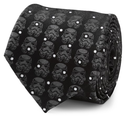 Аксессуары Disney Stormtrooper Black Dot Silk Tie for Adults – Star Wars