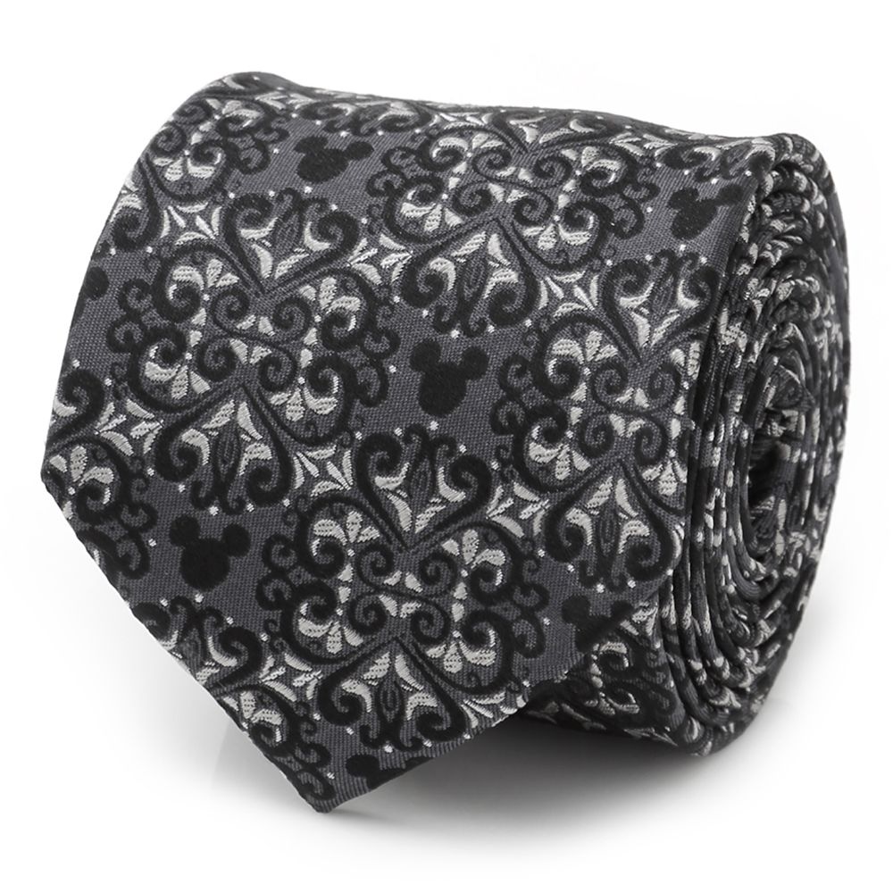 Mickey Mouse Icon Filigree Silk Tie for Adults Official shopDisney