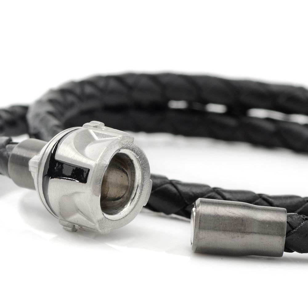 The Mandalorian Helmet Double Wrap Bracelet &ndash; Star Wars