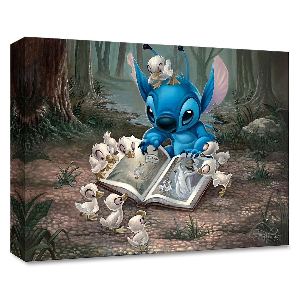 Lilo & Stitch ''Friends of a Feather'' Giclee on Canvas by Jared Franco &ndash; Limited Edition