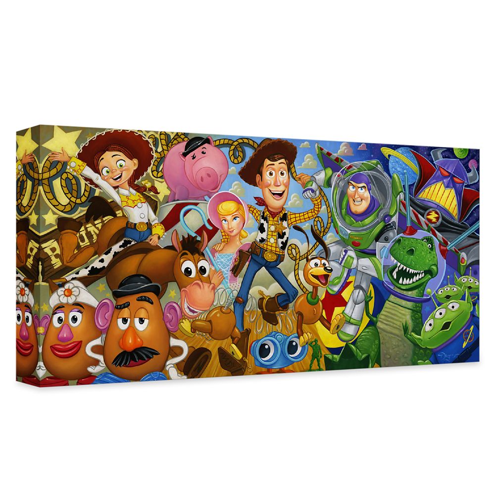 ''Cast of Toys'' Gallery Wrapped Canvas by Tim Rogerson &ndash; Limited Edition