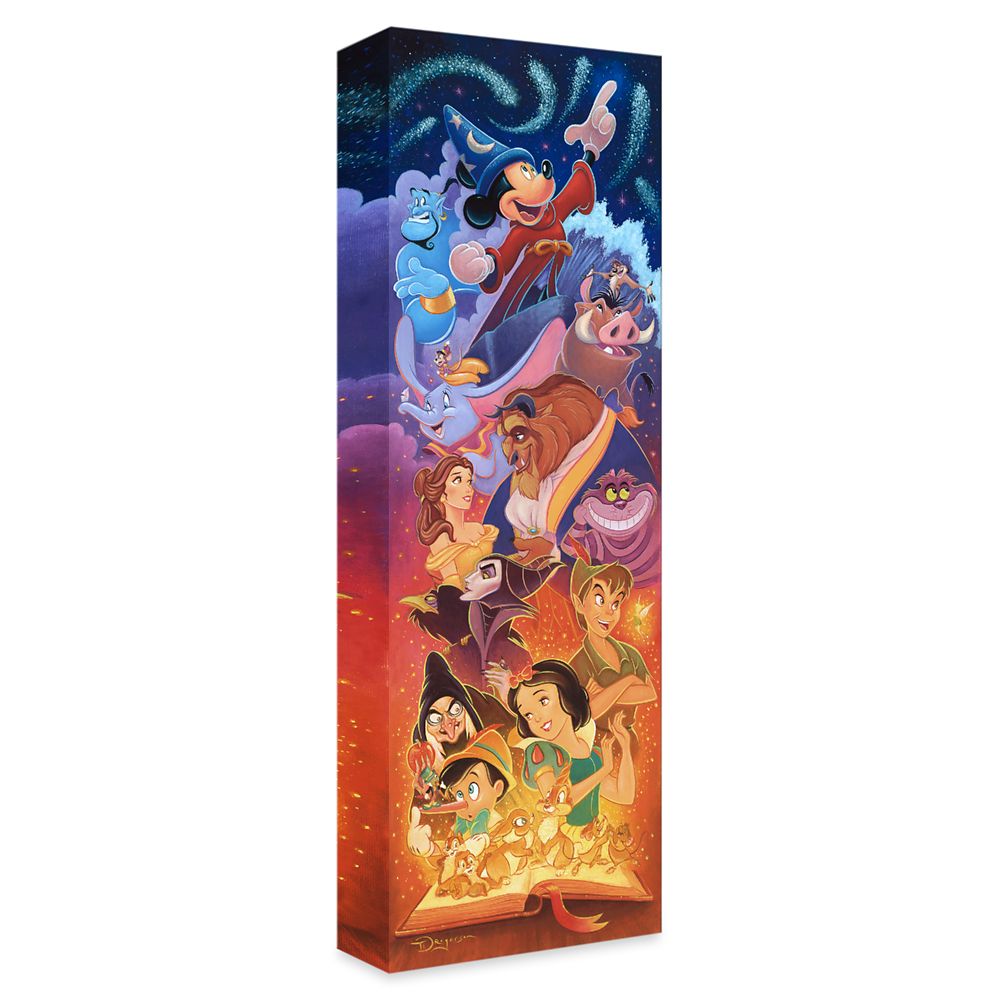 ''Magical Storybook'' Gallery Wrapped Canvas by Tim Rogerson &ndash; Limited Edition