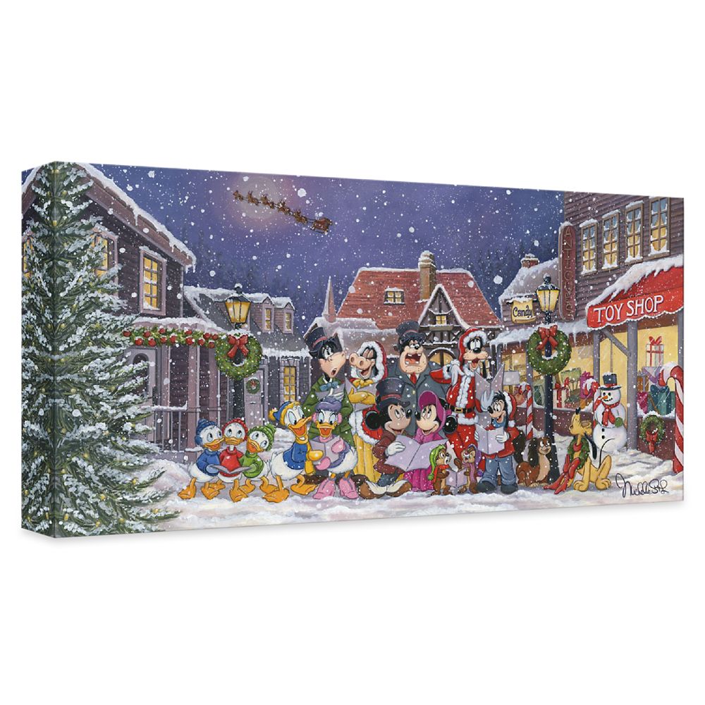 ''A Snowy Christmas Carol'' Gallery Wrapped Canvas by Michelle St.Laurent &ndash; Limited Edition