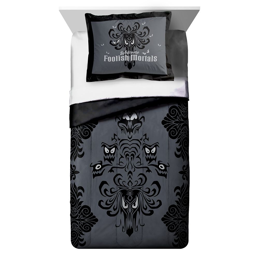 Happy Haunts Comforter and Sham Set &ndash; Twin / Full / Queen &ndash; The Haunted Mansion
