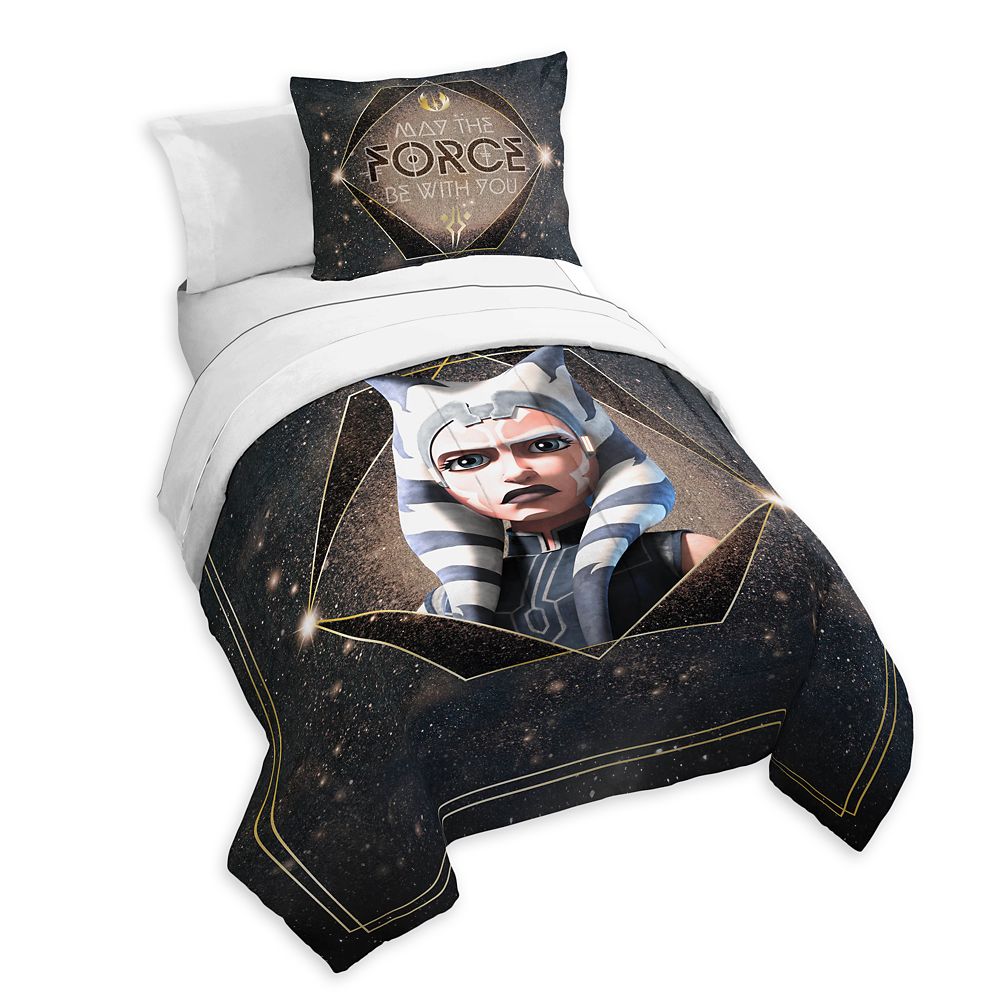 Ahsoka Tano Comforter and Sham Set &ndash; Twin / Full / Queen &ndash; Star Wars: The Clone Wars