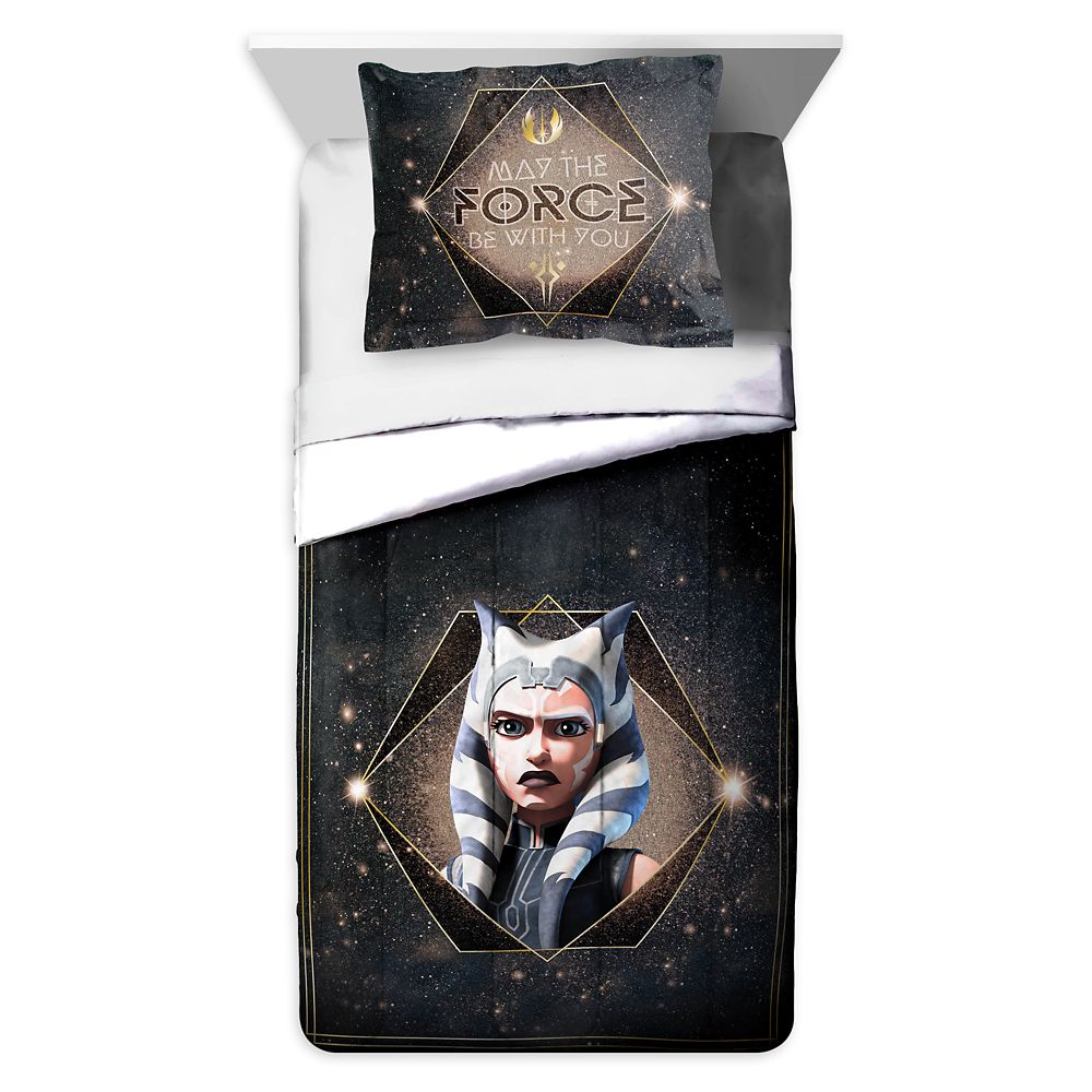 Ahsoka Tano Comforter and Sham Set &ndash; Twin / Full / Queen &ndash; Star Wars: The Clone Wars