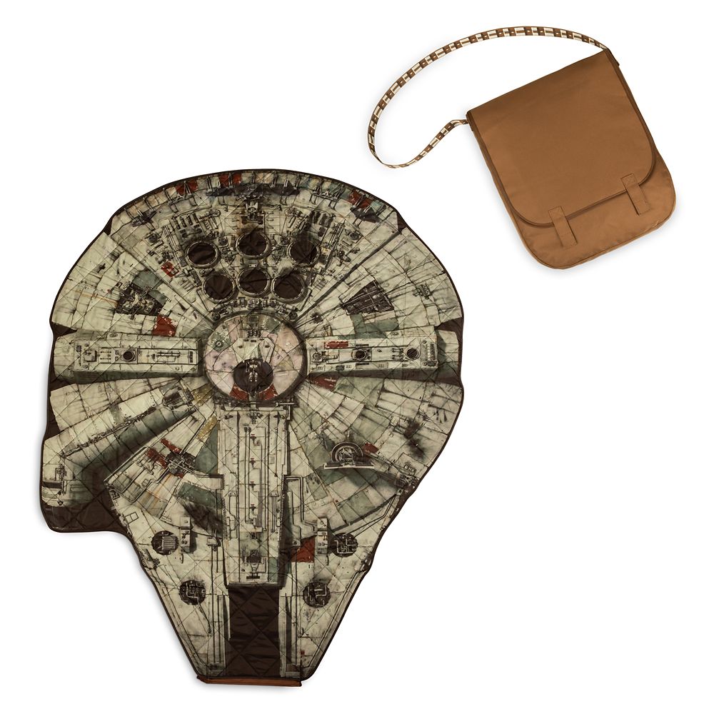 Millennium Falcon Picnic Blanket and Chewbacca Messenger Bag &ndash; Star Wars