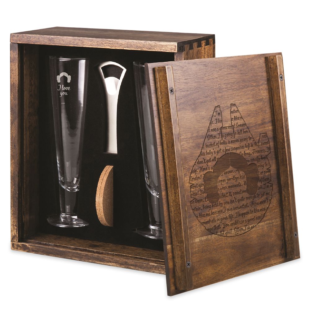 Han Solo and Princess Leia Beverage Gift Set &ndash; Star Wars