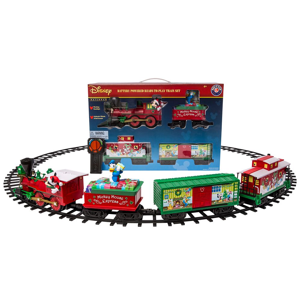 Mickey Mouse Express Ready-to-Play Large Gauge Train Set by Lionel