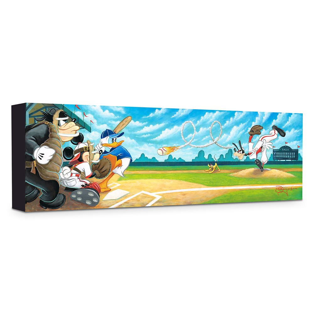 ''Swing for the Fences'' Gicle on Canvas by Tim Rogerson Official shopDisney