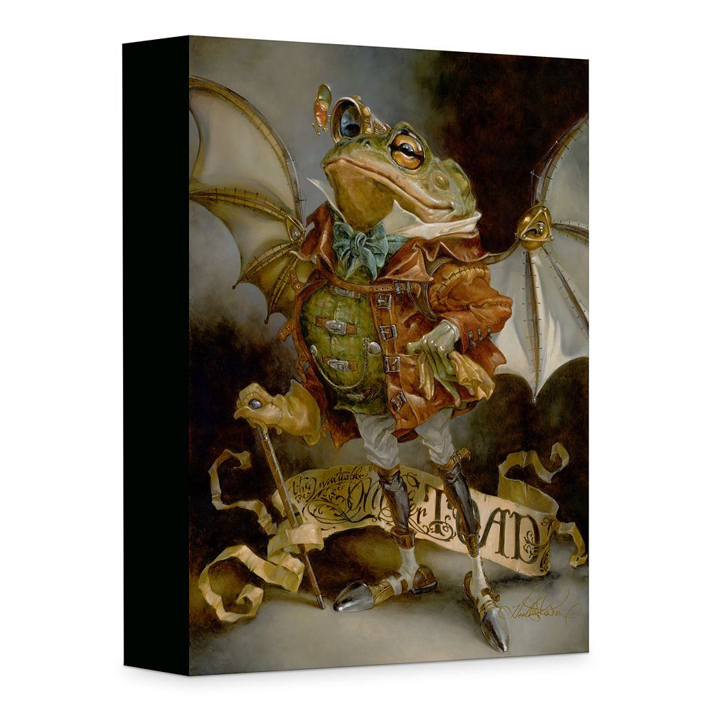 ''The Insatiable Mr. Toad'' Gicle on Canvas by Heather Edwards Official shopDisney