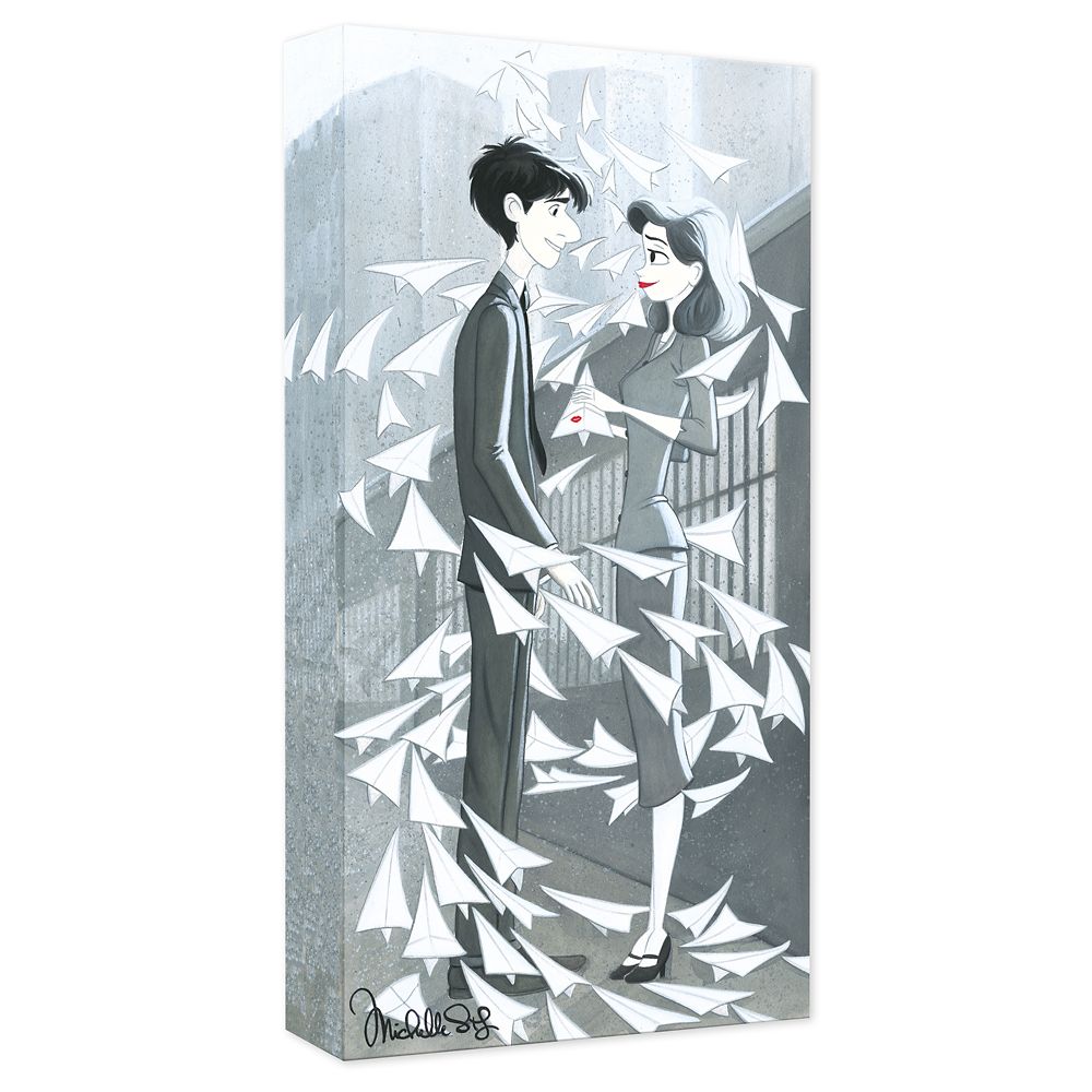 Paperman ''And Then There Was You'' Gicle on Canvas by Michelle St. Laurent Official shopDisney