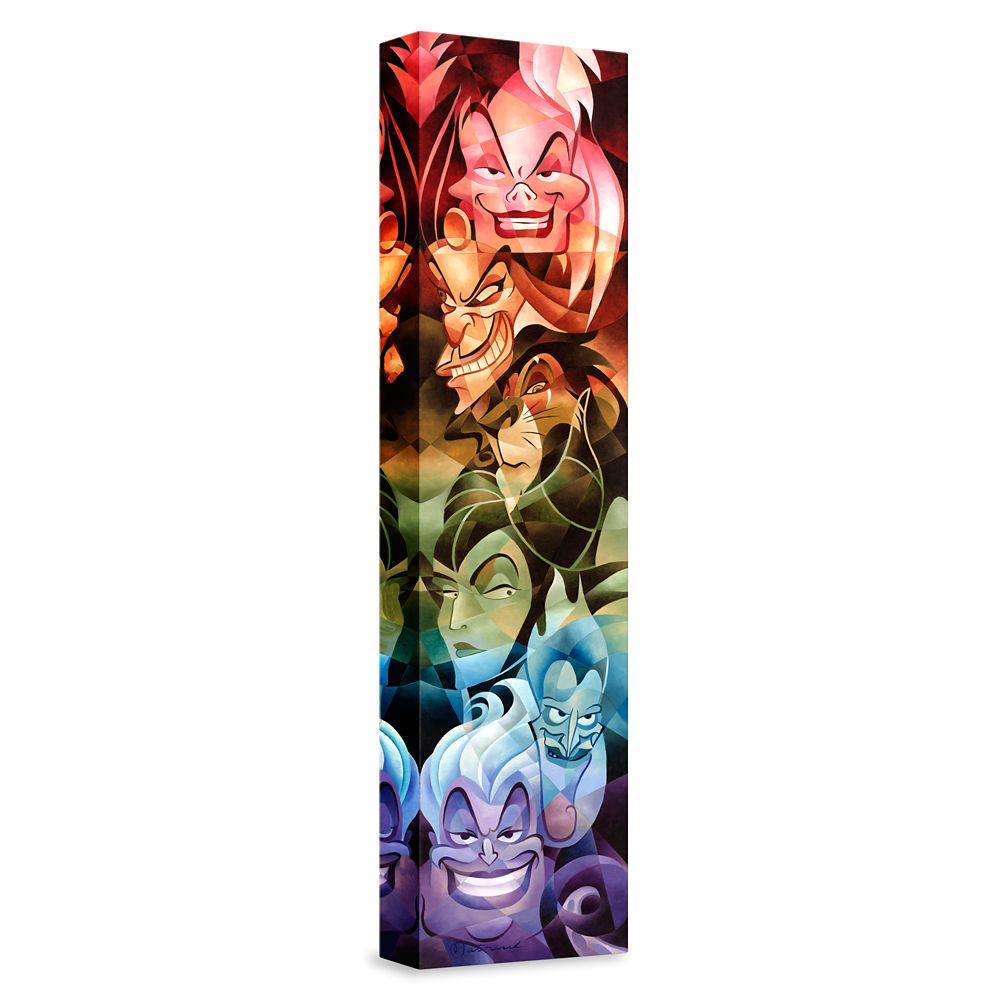 Colors of Evil Gicle on Canvas by Tom Matousek  Limited Edition Official shopDisney