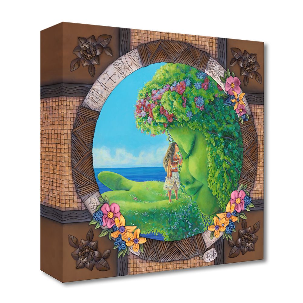 Moana ''Te Fiti'' Gicle on Canvas by Denyse Klette Limited Edition Official shopDisney