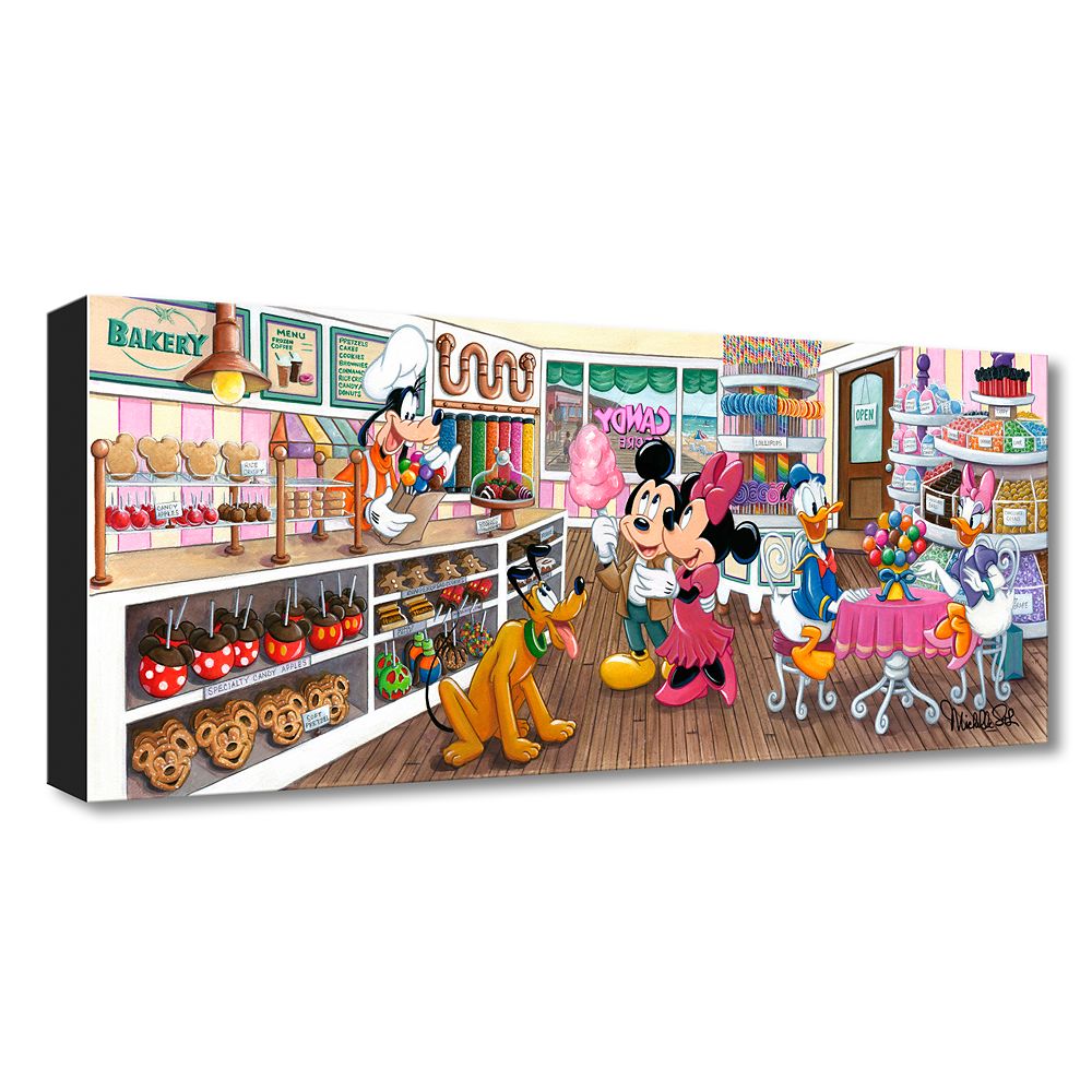 Mickey Mouse and Friends Trip to the Candy Store Art by Michelle St.Laurent Limited Edition Official shopDisney