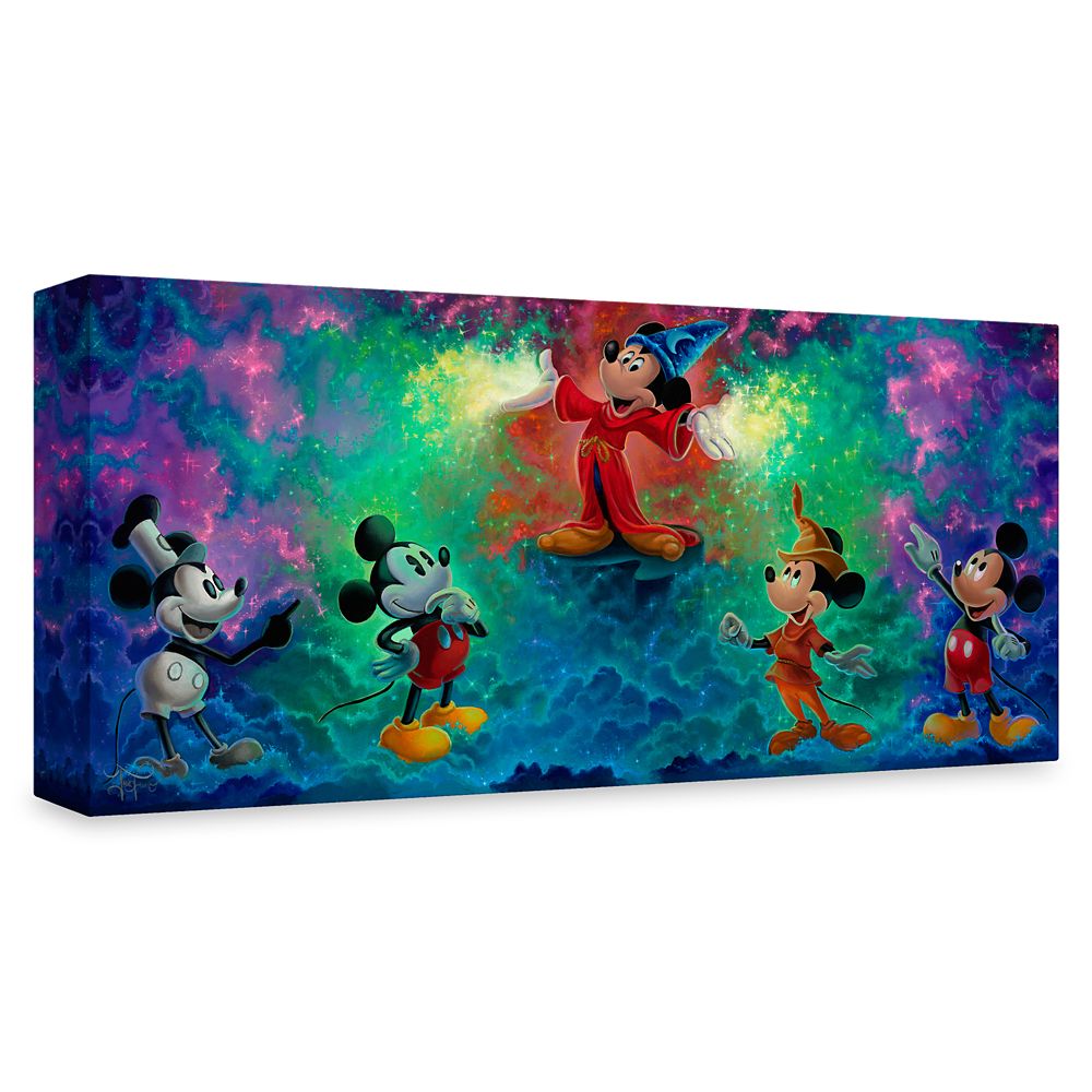 Mickey Mouse ''Mickey's Colorful History'' Gicl&eacute;e by Jared Franco &ndash; Limited Edition