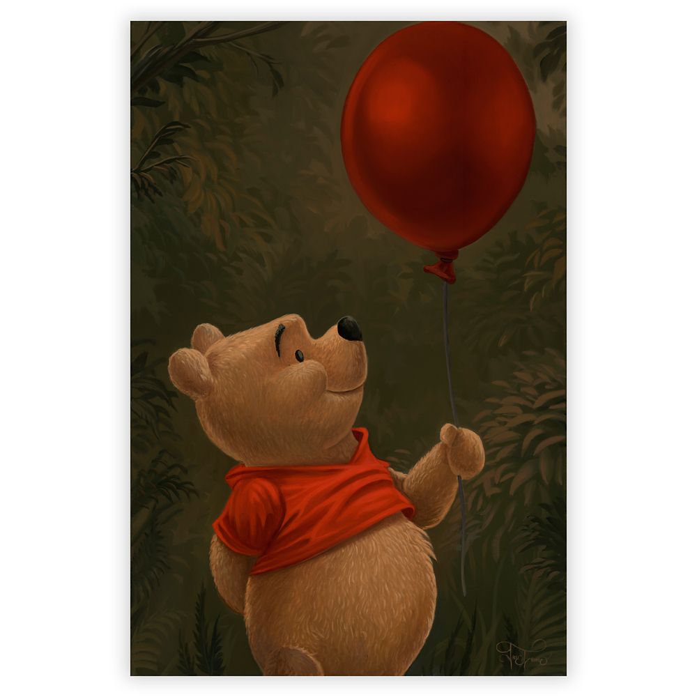 Winnie the Pooh Pooh and His Balloon Gicle by Jared Franco Limited Edition Official shopDisney