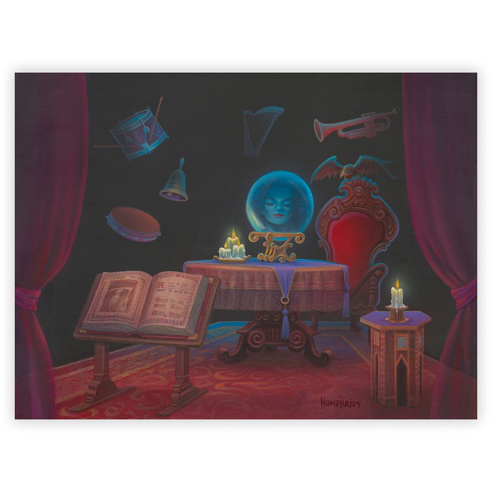 The Haunted Mansion ''A Message from Beyond'' Gicle by Michael Humphries Limited Edition Official shopDisney