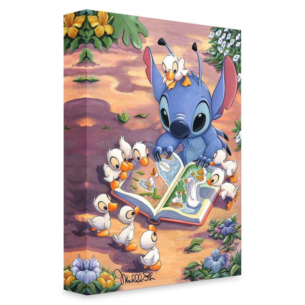 Stitch ''Finding Family'' Gicl&eacute;e by Michelle St.Laurent &ndash; Limited Edition