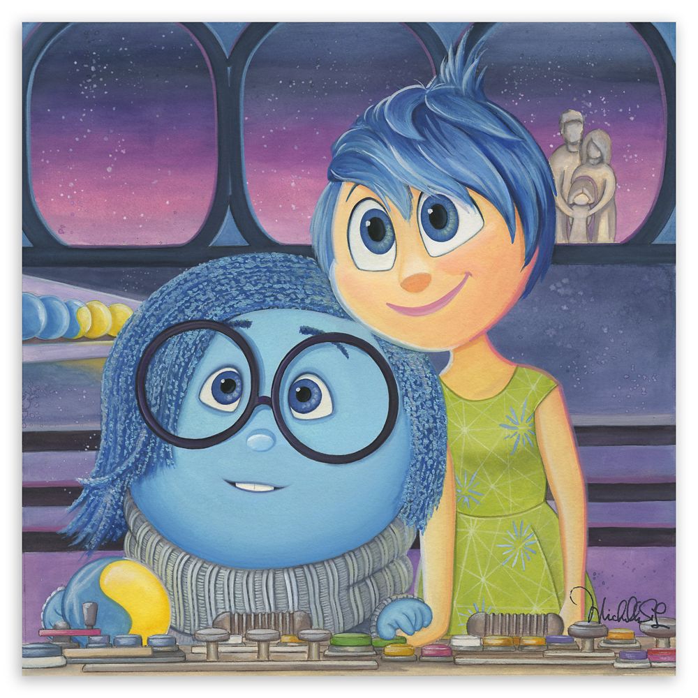 Inside Out ''Joy and Sadness'' Giclée by Michelle St.Laurent – Limited Edition